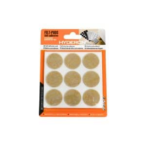 Protector Adhesivo Redondo Beige 18Pz 25Mm