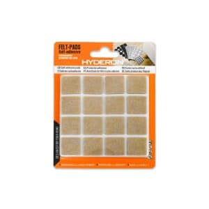 Protector Adhesivo Cuadrado Beige 32Pz 19Mm
