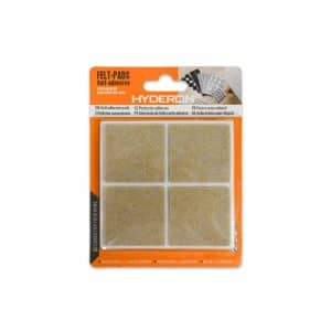 Protector Adhesivo Cuadrado Beige 8Pz 40Mm