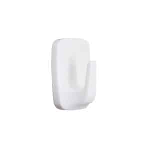 Colgador Cuadrado Plastico 4Pz Blanco 30Mm