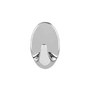 Colgador Ovalado Plastico Cromado 108Mm