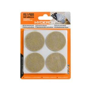 Protector Adhesivo Redondo Beige 8Pz 40Mm