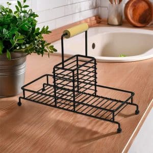 Escurridor Organizador Metalico Negro