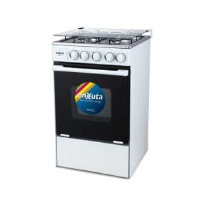 Cocina Enxuta A Gas 4H Blanca Cenx9504W