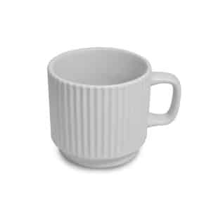 Taza Ceramica Encastre Ranura Color Pastel