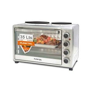 Horno Electrico Punktal 35Lt 2Hornalla Pk-36Inox