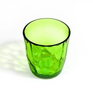 Vaso De Vidrio 300Ml 6Pz Color Verde