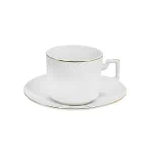 Juego Loza 12Pz Para Cafe Color Blanco