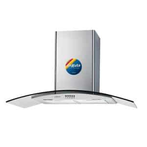 Campana Enxuta 90 Cm Inox C/Vidrio Cssenx139