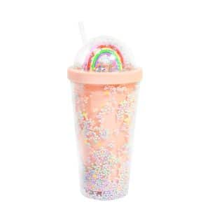 Vaso Plastico Capsula Y Pelotitas De Color
