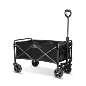 Carrito Plegable Chico De Lona Negro
