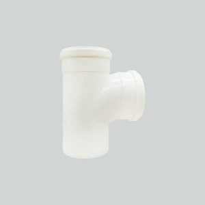 Te 100Mm Blanca De Pvc Krona K-661
