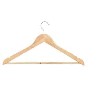 Percha 3Pz Madera Clara Heduoos