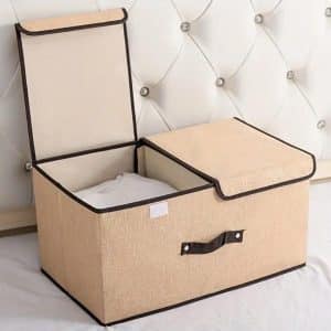 Cesto 50X30Cm Organizador De Tela