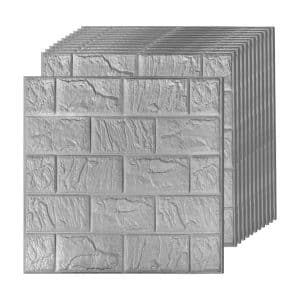 Revestimiento Adhesivo Plateado 76X70Cm