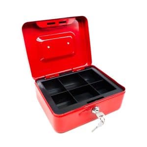 Caja Metalica De Seguridad 20X16X9Cm
