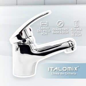 Canilla P/Lavatorio Monocomando Italomix
