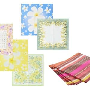 Servilletas Estampadas, 20 Piezas.