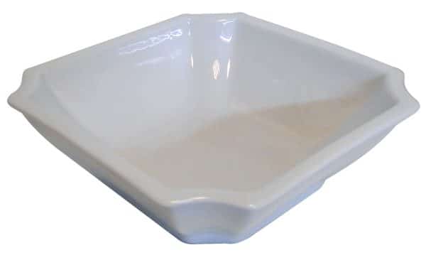 Bowl Cuadrado Ceramica Blanca - Imagen 3
