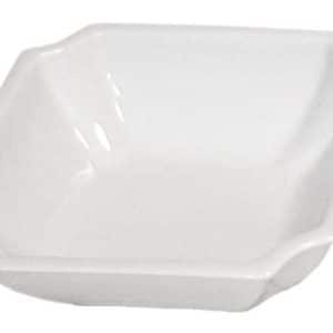 Bowl Cuadrado Ceramica Blanca