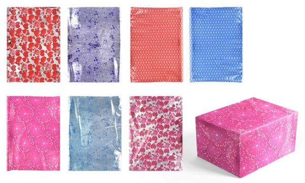 Papel De Regalo Metalizado X1