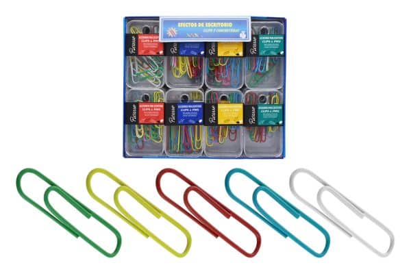 Clips De Colores X 70