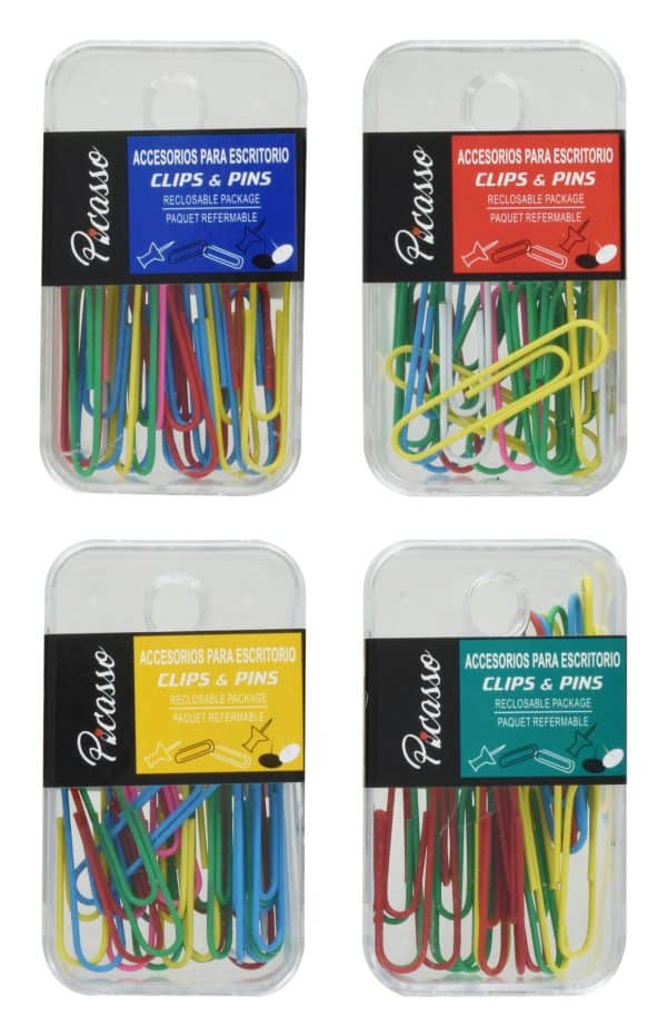 Clips De Colores X 70 - Imagen 2