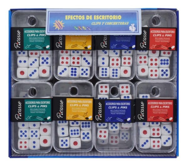 DADOS X 9 UDS PICASSO ESTUCHE ACRILICO 5124 - Imagen 2