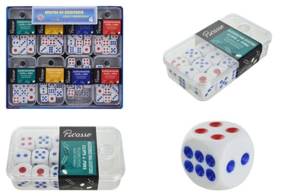 DADOS X 9 UDS PICASSO ESTUCHE ACRILICO 5124