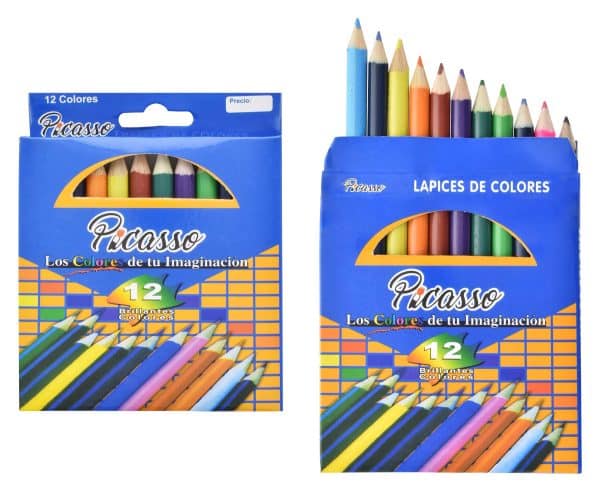 Lapices De Colores Cortos Picasso