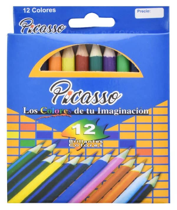 Lapices De Colores Cortos Picasso - Imagen 2