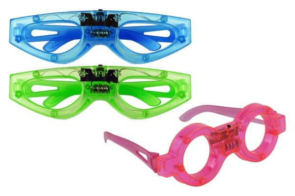 Lentes Brillosos Infantiles C/ Luces