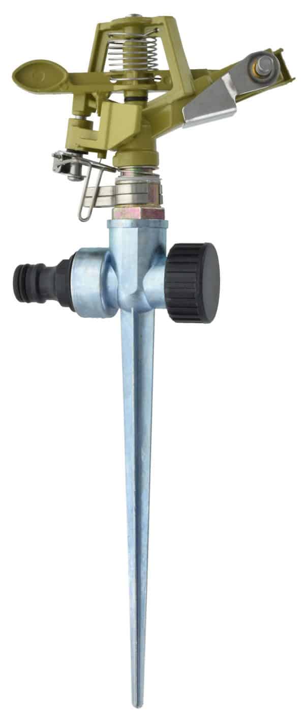 Regador Para Jardin Con Puntero Y Conexion Para Manguera Metal - Imagen 2