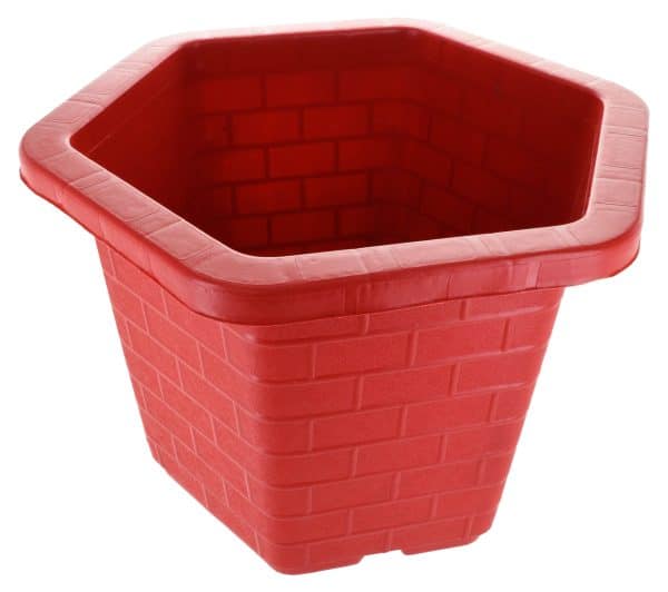 Maceta Hexagonal Plastico Haixing - Imagen 2
