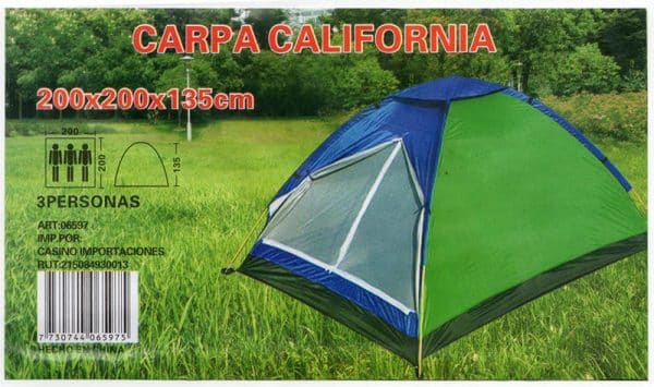 CARPA CALIFORNIA P/3 PERSONAS 6597 7807