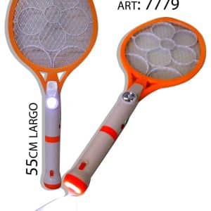 Raqueta mata moscas y mosquitos a pila