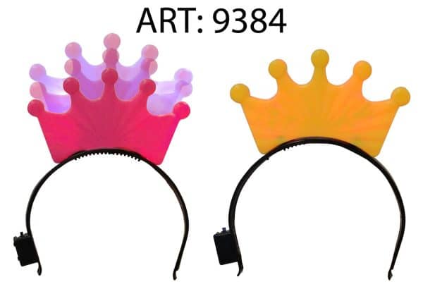 Tiara Princesa C/Corona Y Luz 21X16 Cm
