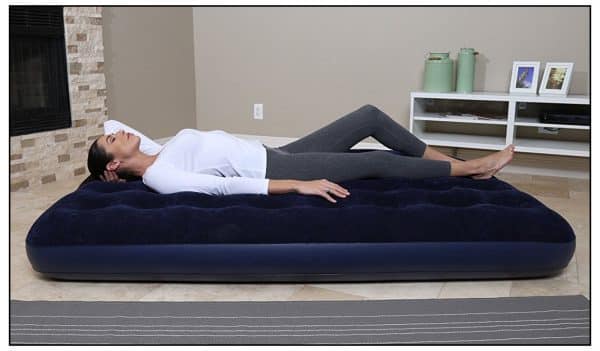Colchon Inflable Gamuza 2Pzas Azul Bestway - Imagen 3