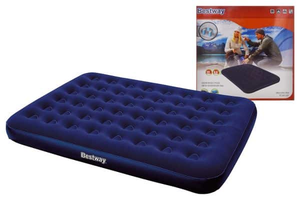 Colchon Inflable Gamuza 2Pzas Azul Bestway
