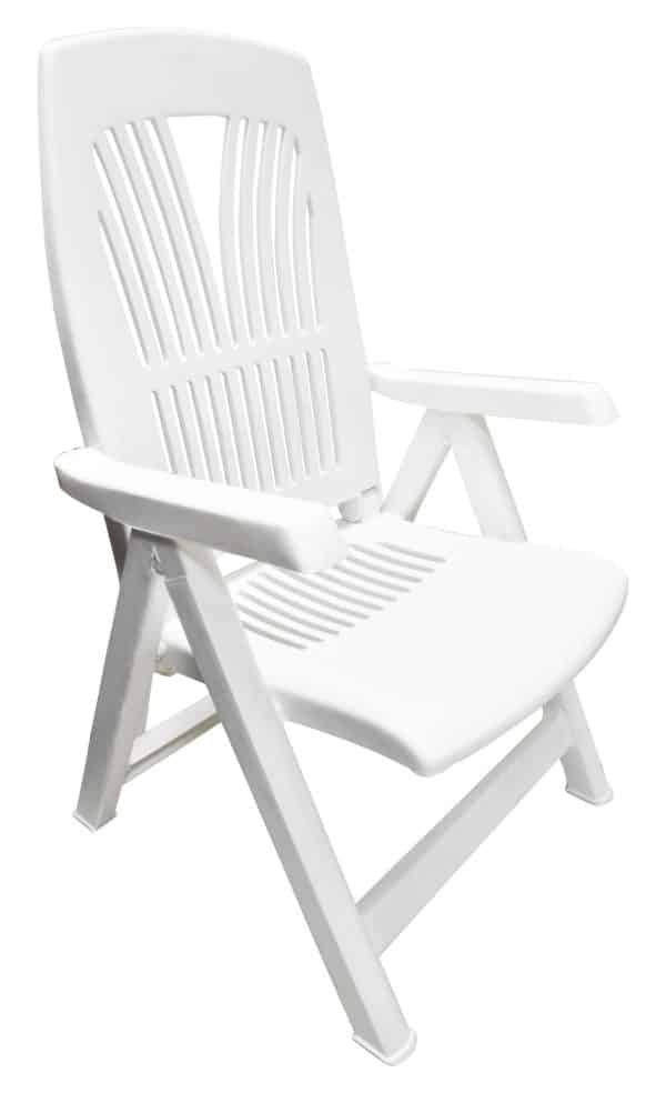 Sillon Plastico Flora Blanca Laja - Imagen 2