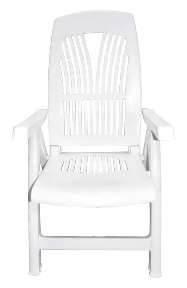 Sillon Plastico Flora Blanca Laja - Imagen 3