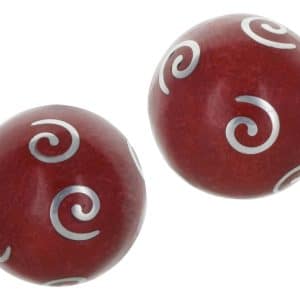 Esfera Aluminio Color 7.5Cm 264 Gr Bk Wh Bl Re