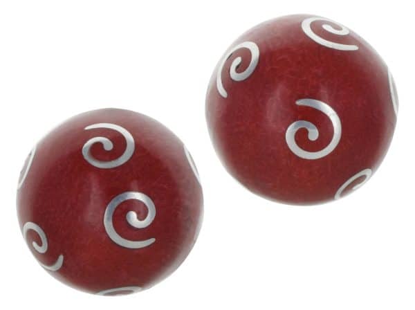 Esfera Aluminio Color 7.5Cm 264 Gr Bk Wh Bl Re