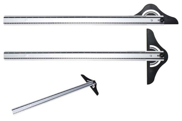 Regla T Aluminio 60Cm Con Semicirculo