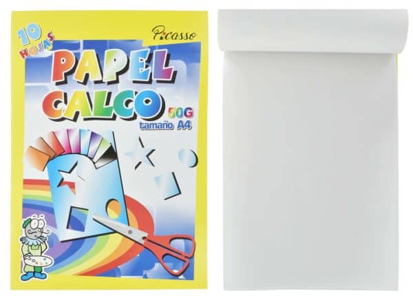 Block Papel Calco Picasso Tamaño A4 10 Hojas
