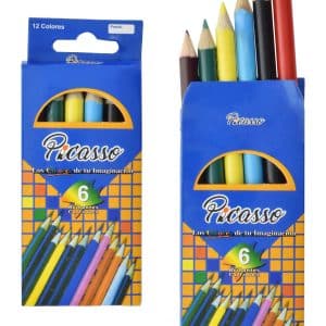 Lapices De Colores Picasso/Pioneer X 6 Cortos