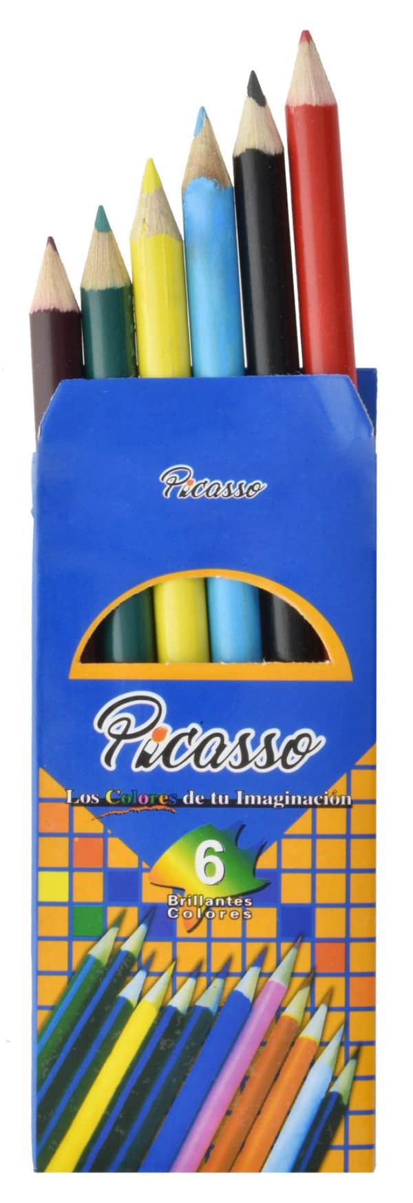 Lapices De Colores Picasso/Pioneer X 6 Cortos - Imagen 3