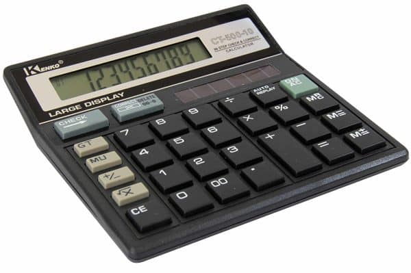 CALCULADORA 10 DIG KENKO 13X13CM EN CAJA 500 10929 Q80 - Imagen 3