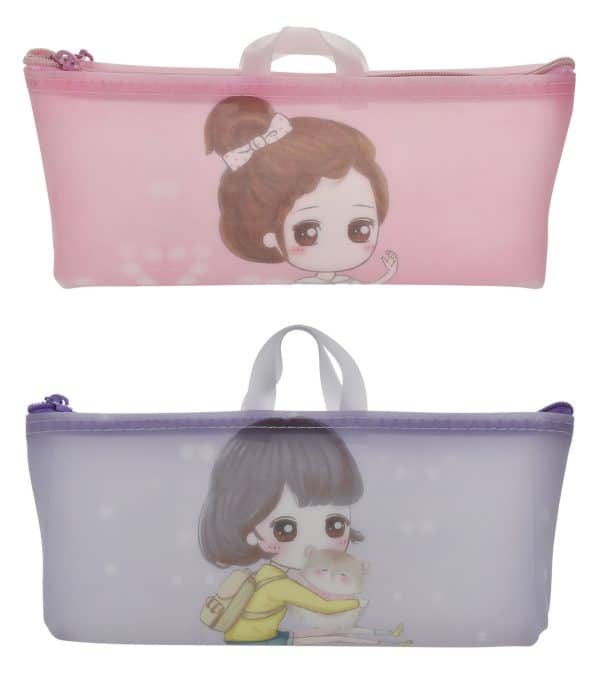 Cartuchera Pvc Infantil De Niña Con Dibujo Goddess - Imagen 3