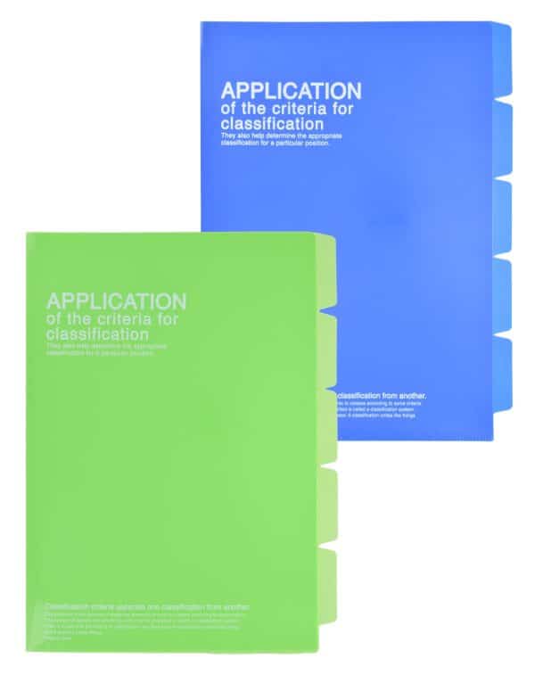 Carpeta Pvc Organizadora C/5 Reparticiones Tamaño A4 Lisa - Imagen 3